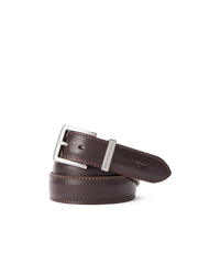 Howe Stitched Belt - Chestnut