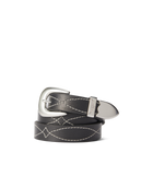 Cate Stitched Belt - Black