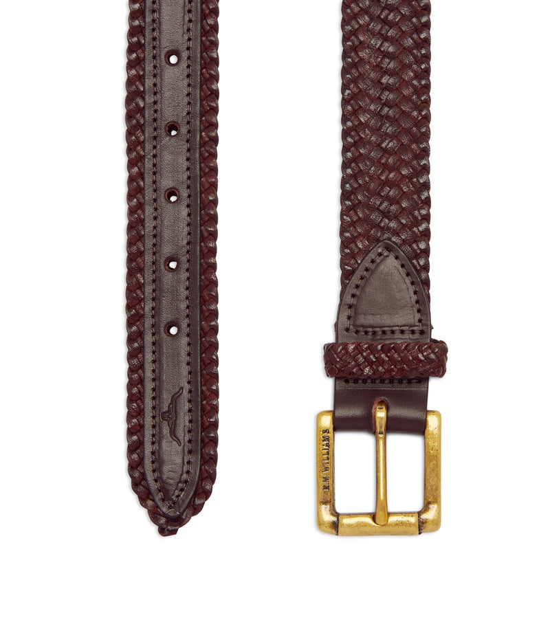 1 1/4 Inch Plaited Buckle Belt