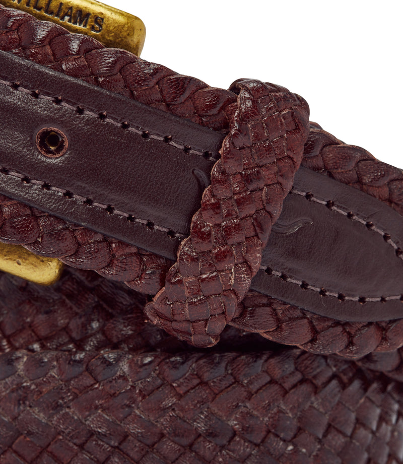 1 1/4 Inch Plaited Buckle Belt