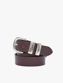 Slim Drover Belt - Chestnut