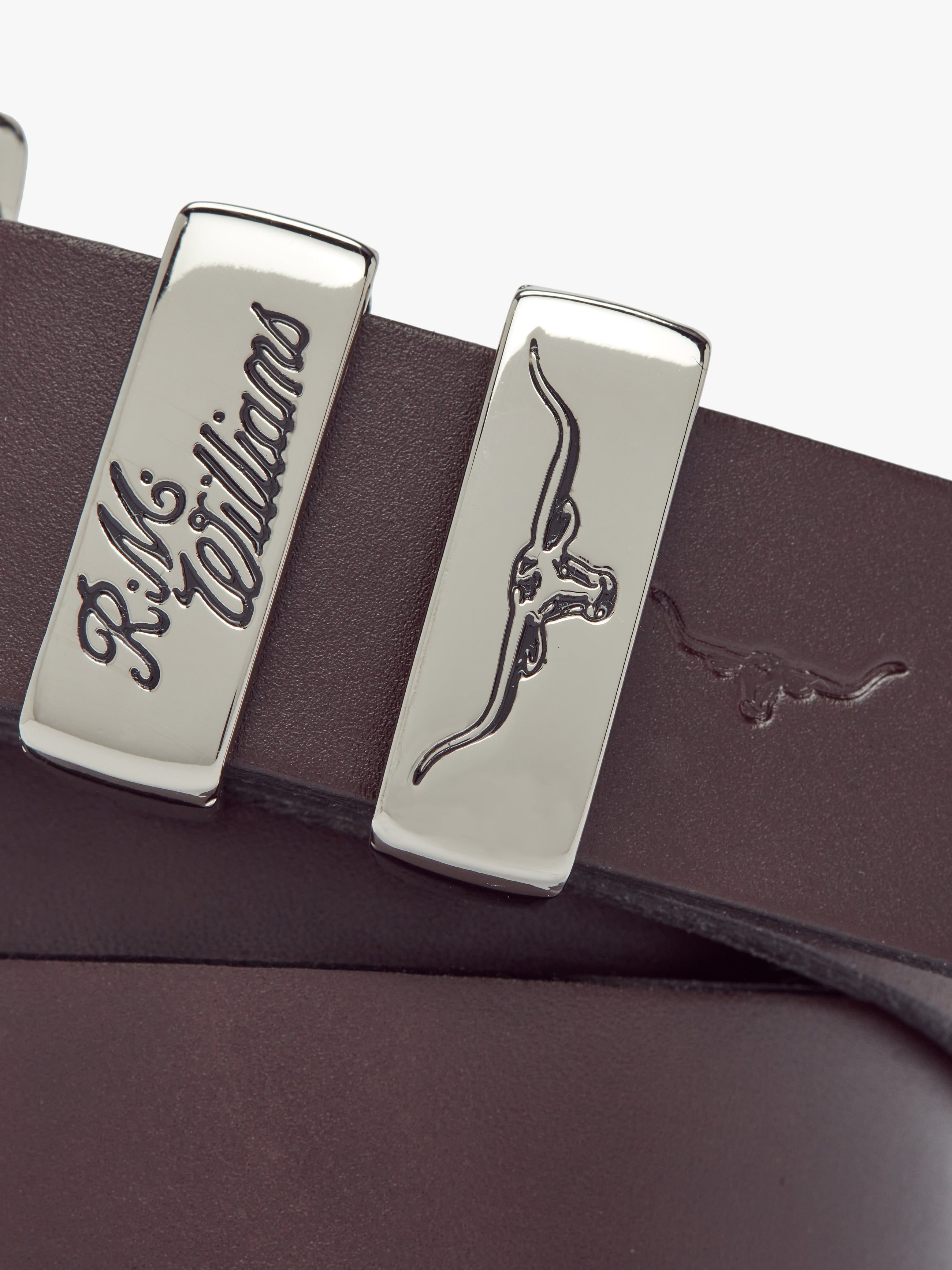 Slim Drover Belt - Chestnut