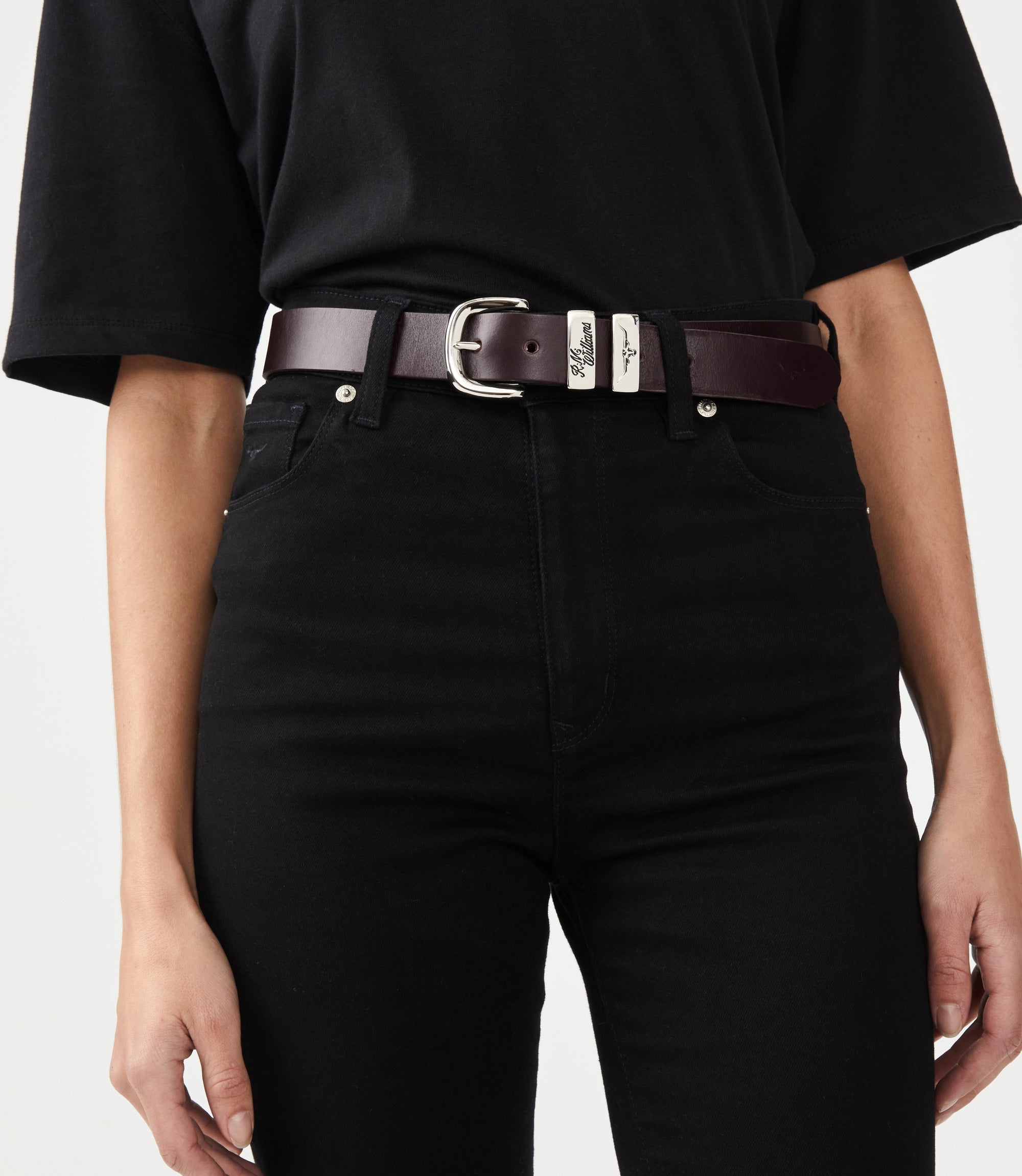 Slim Drover Belt - Chestnut