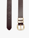 1 1/2" 3 piece solid hide belt