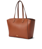 Eden Stitched Tote with Pouch - Tan