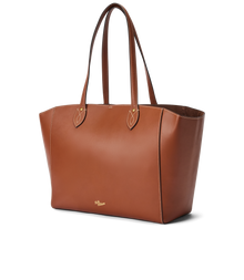 Eden Stitched Tote with Pouch - Tan