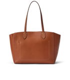 Eden Stitched Tote with Pouch - Tan