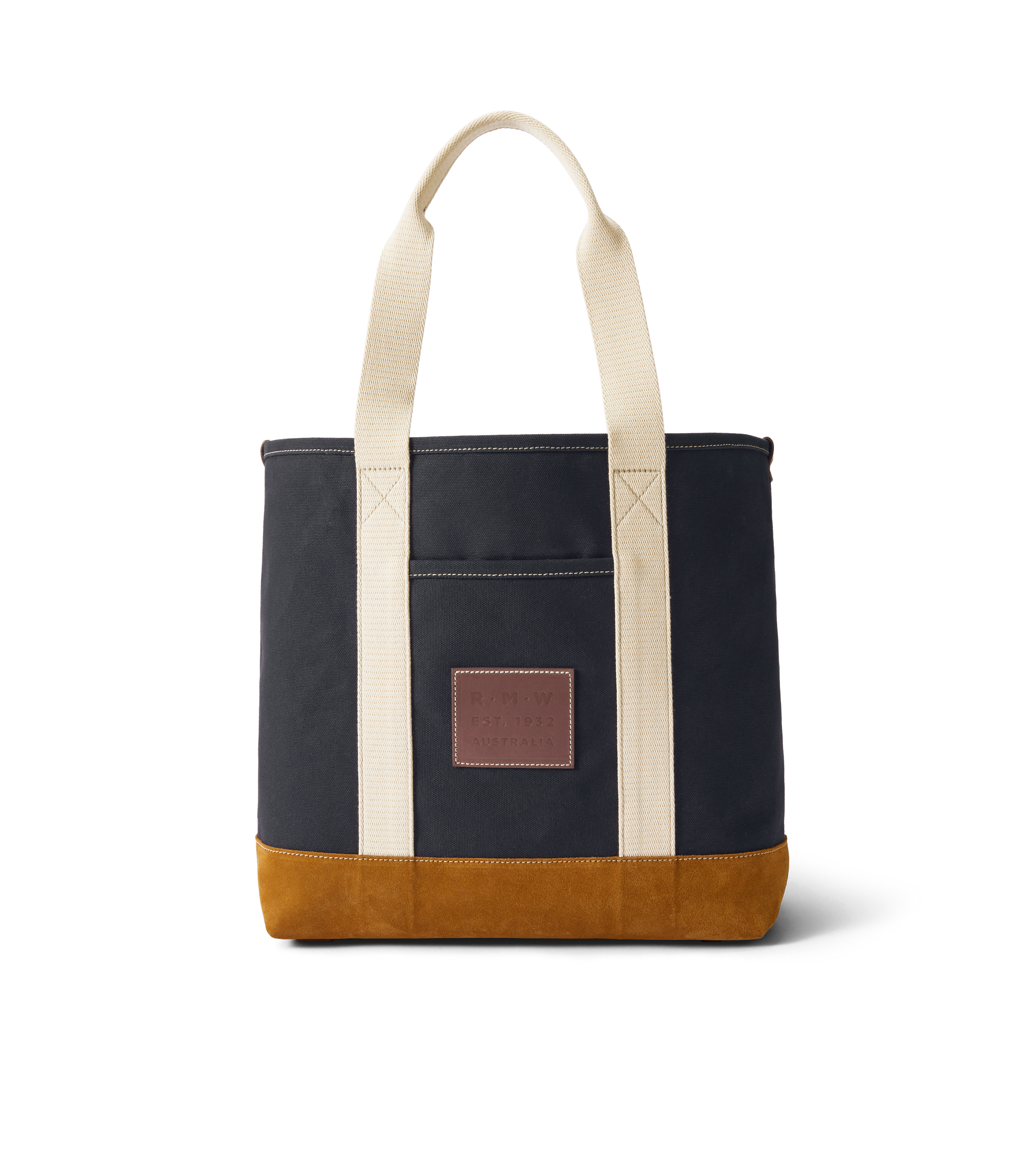 Tasman Tote - Navy/Tan
