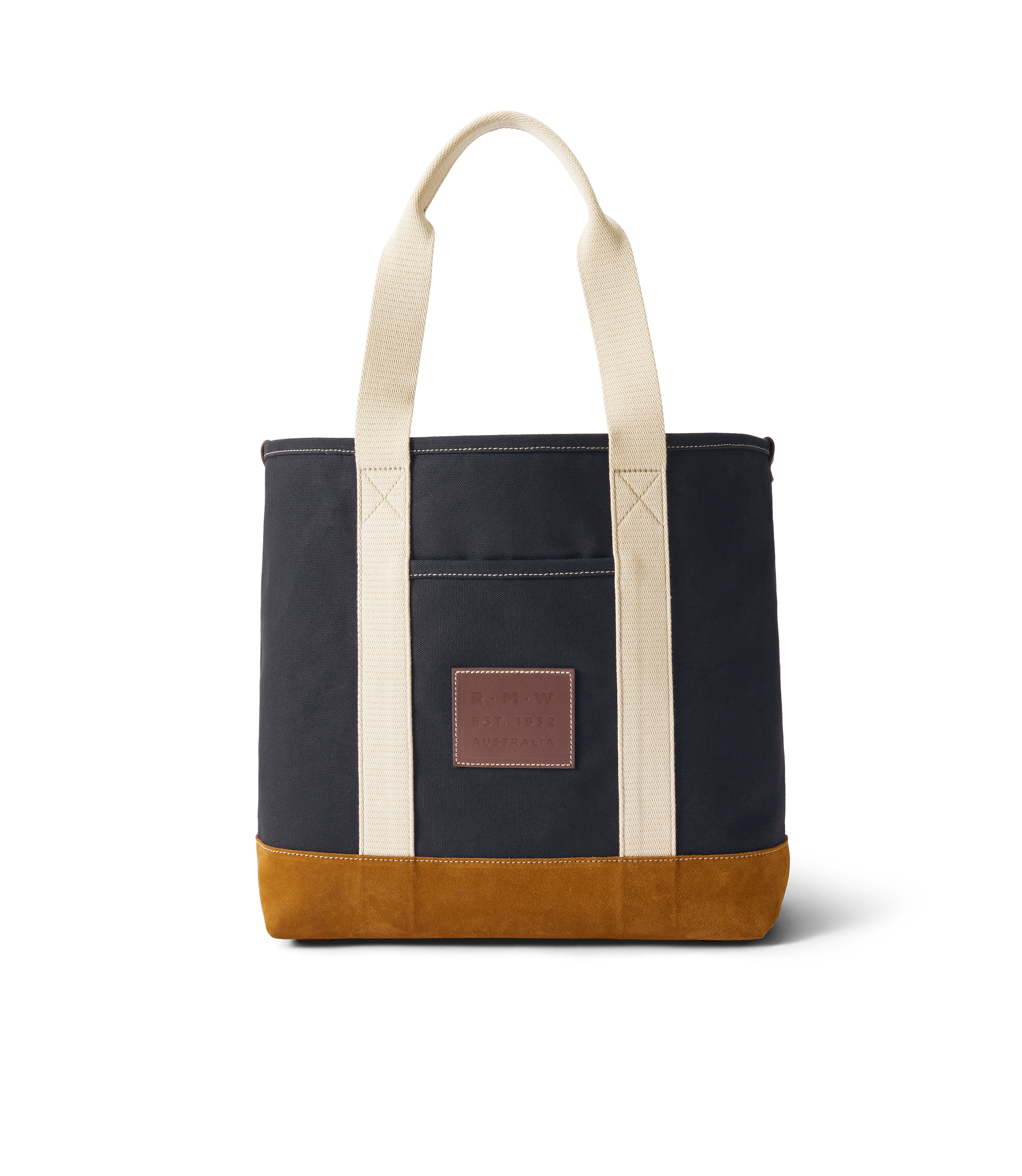 Tasman Tote - Navy/Tan