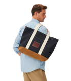 Tasman Tote - Navy/Tan