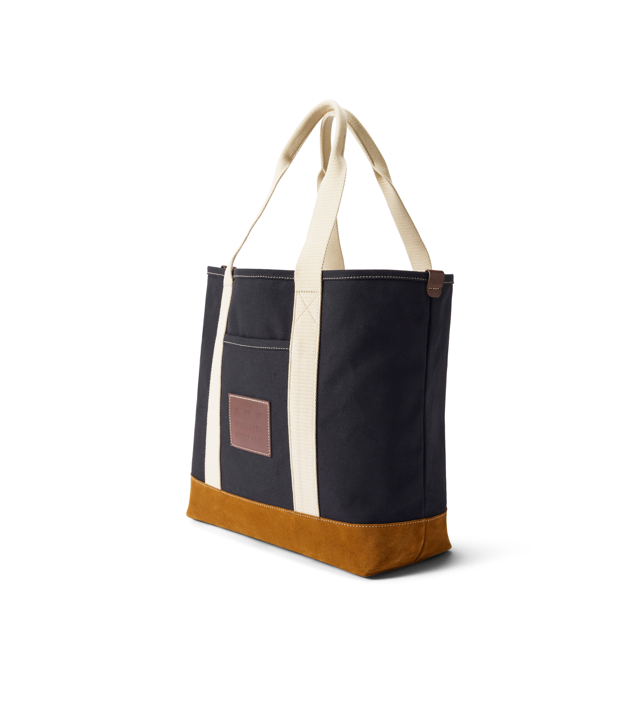 Tasman Tote - Navy/Tan