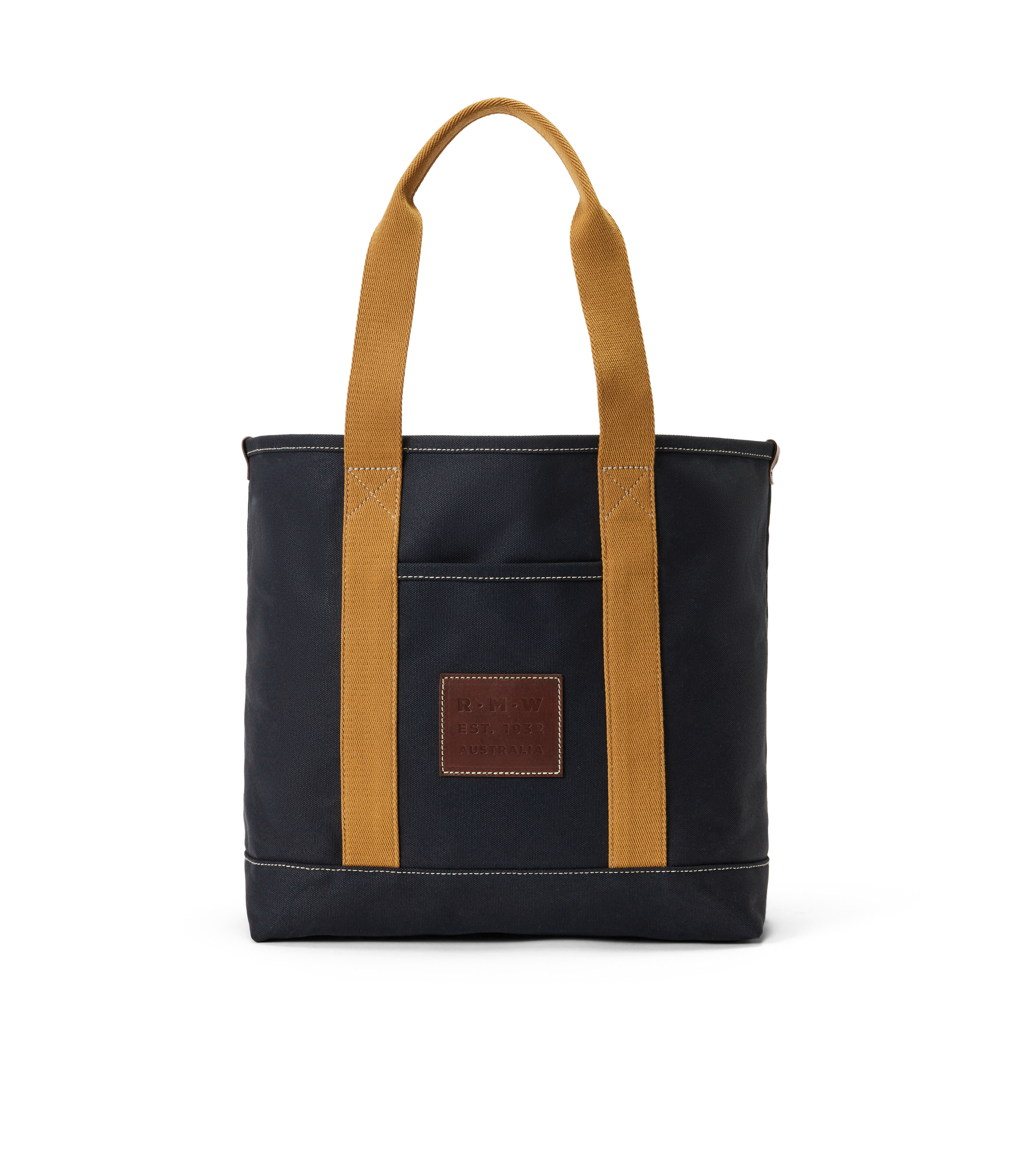 Tasman Tote - Navy Ochre