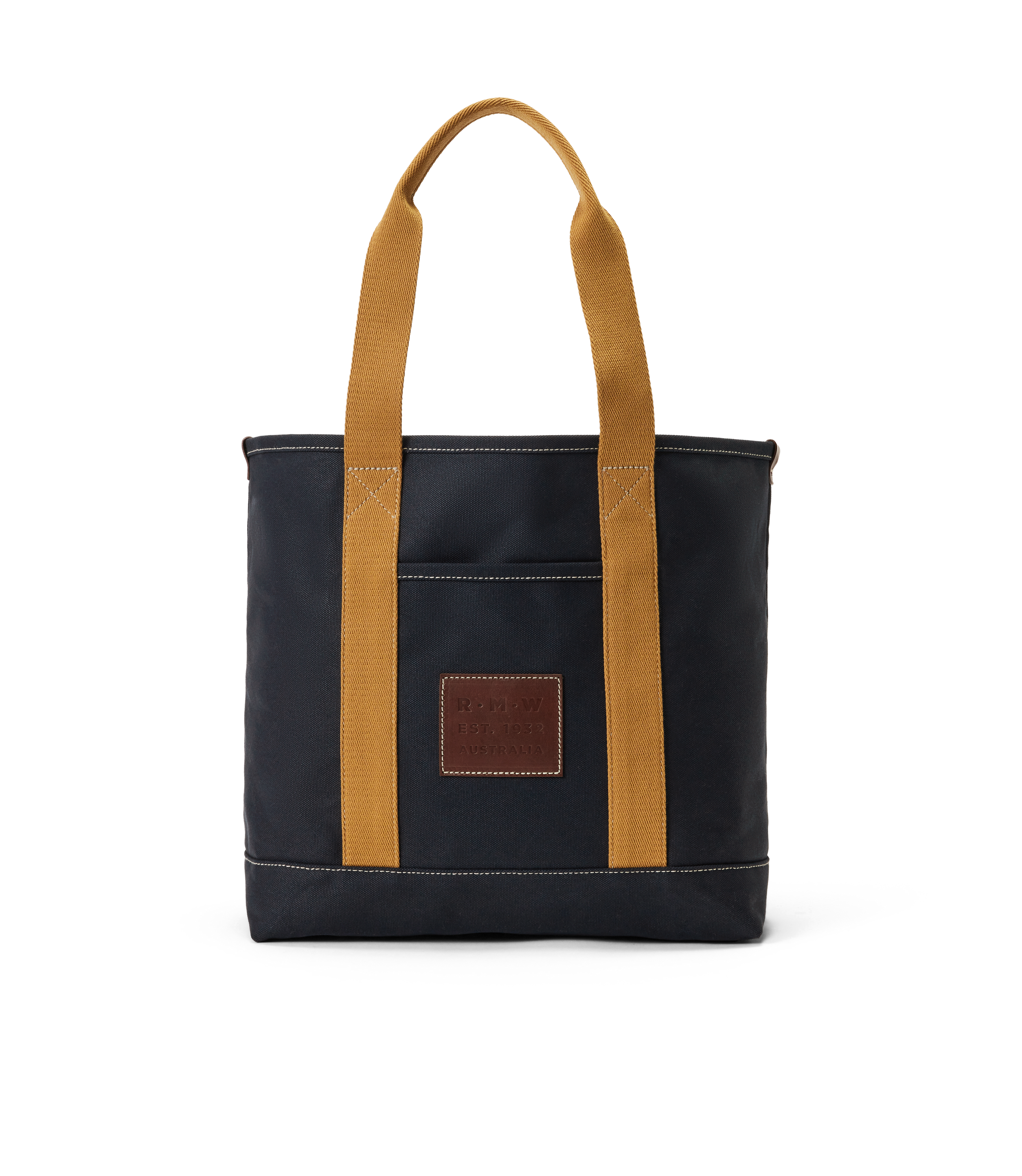 Tasman Tote - Navy Ochre