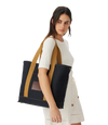 Tasman Tote - Navy Ochre