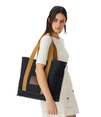 Tasman Tote - Navy Ochre
