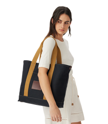 Tasman Tote - Navy Ochre