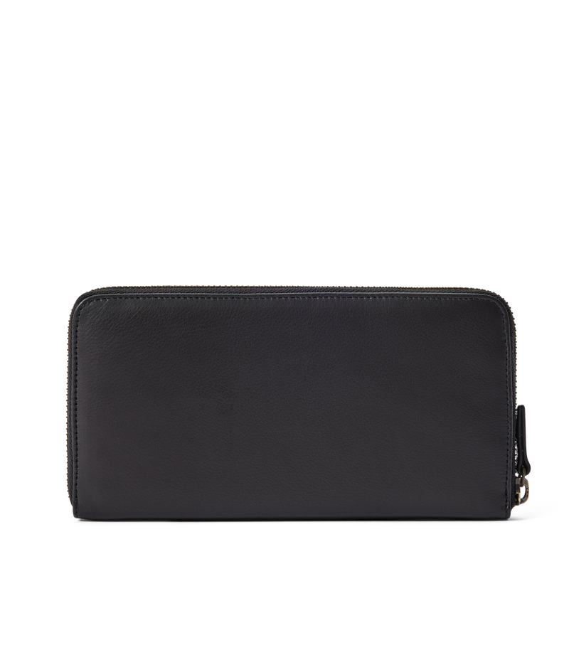 Singleton Zip Wallet - Ebony