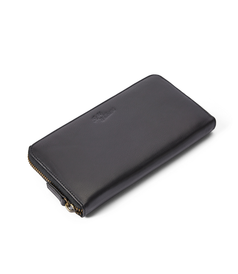 Singleton Zip Wallet - Ebony