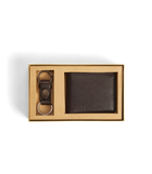 Wallet and Keyring Gift Set - Chestnut