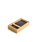 Wallet and Keyring Gift Set - Chestnut