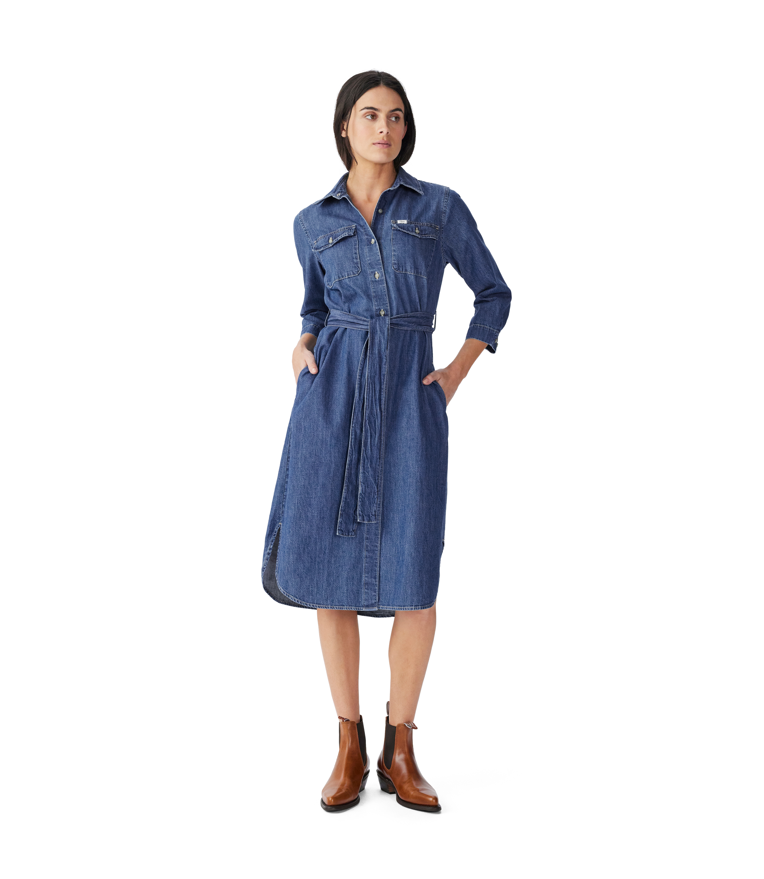 Corunna Denim Shirt Dress