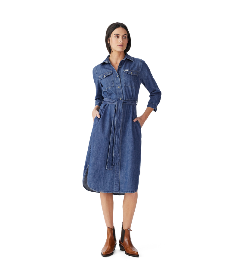 Corunna Denim Shirt Dress