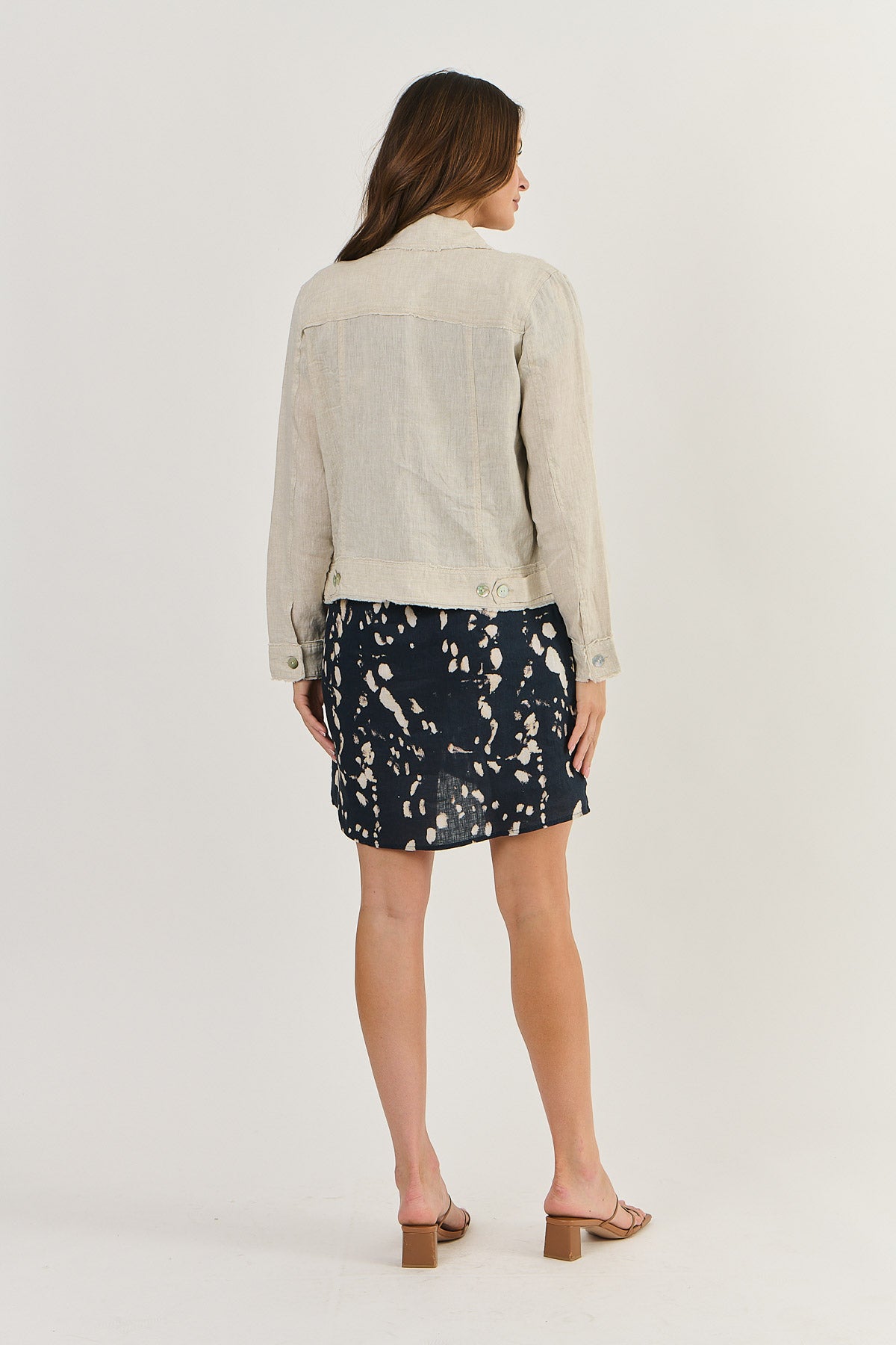 Linen Jacket - Sand