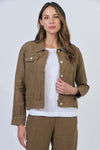 Linen Jacket - Tobacco