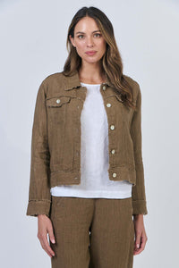 Linen Jacket - Tobacco