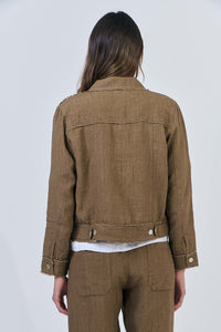 Linen Jacket - Tobacco