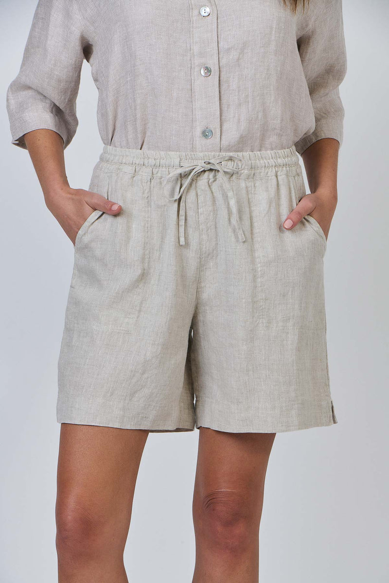 Linen Short - Sand