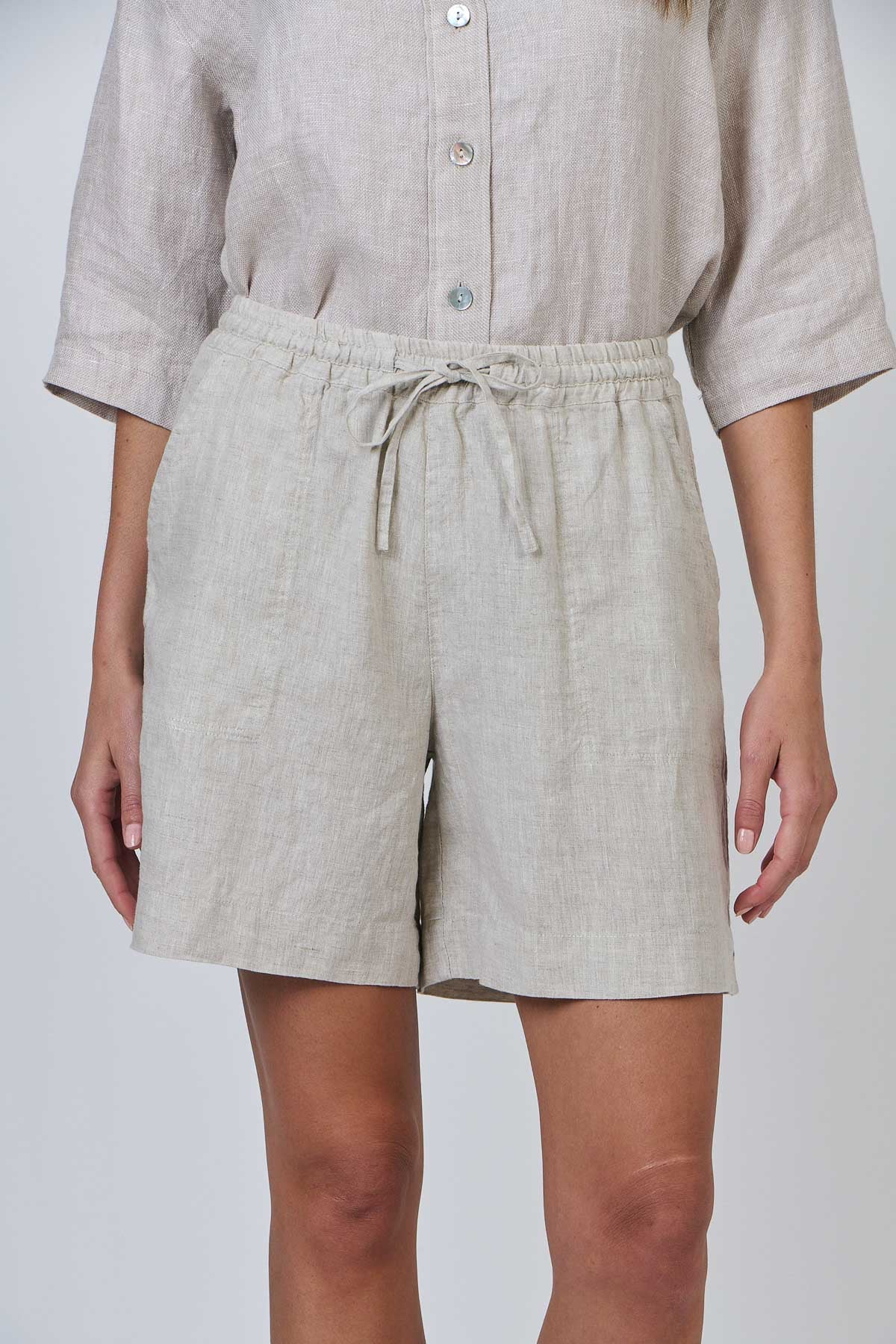 Linen Short - Sand