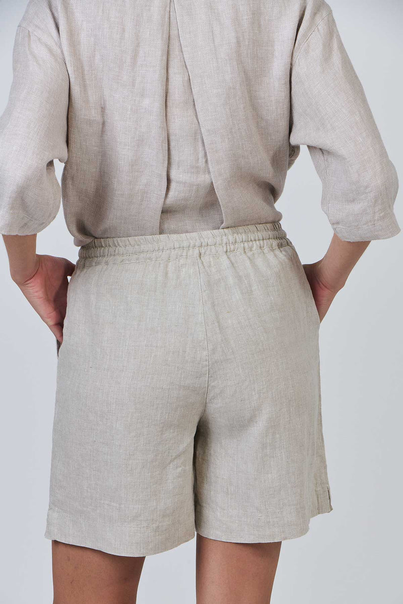 Linen Short - Sand