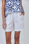 Linen Short - White