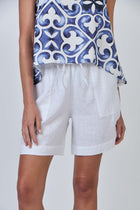Linen Short - White