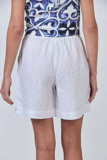 Linen Short - White