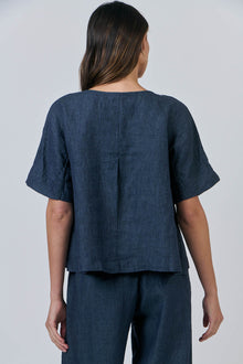 Linen Top - Poseidon