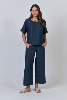 Linen Top - Poseidon