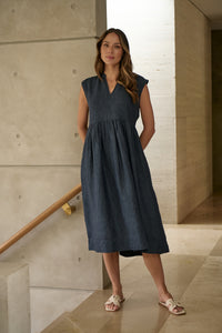 Linen Dress - Poseidon
