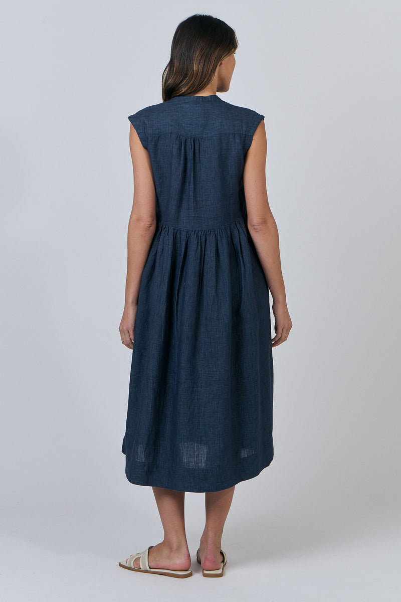 Linen Dress - Poseidon