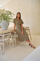 Linen Dress GA612