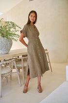 Linen Dress GA612