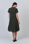 Linen Dress - Licorice