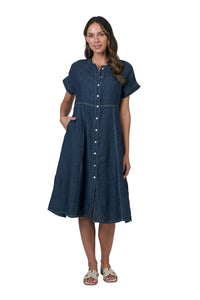 Linen Dress - Poseidon