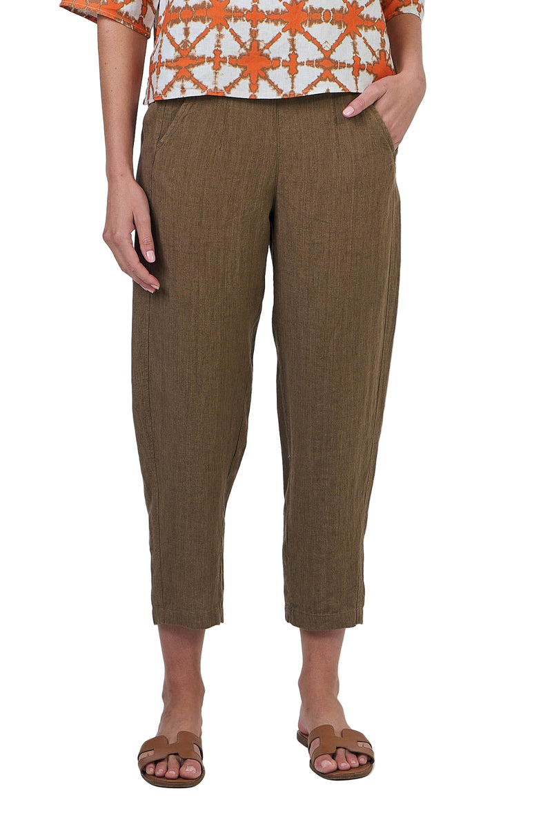 Linen Pant - Tobacco