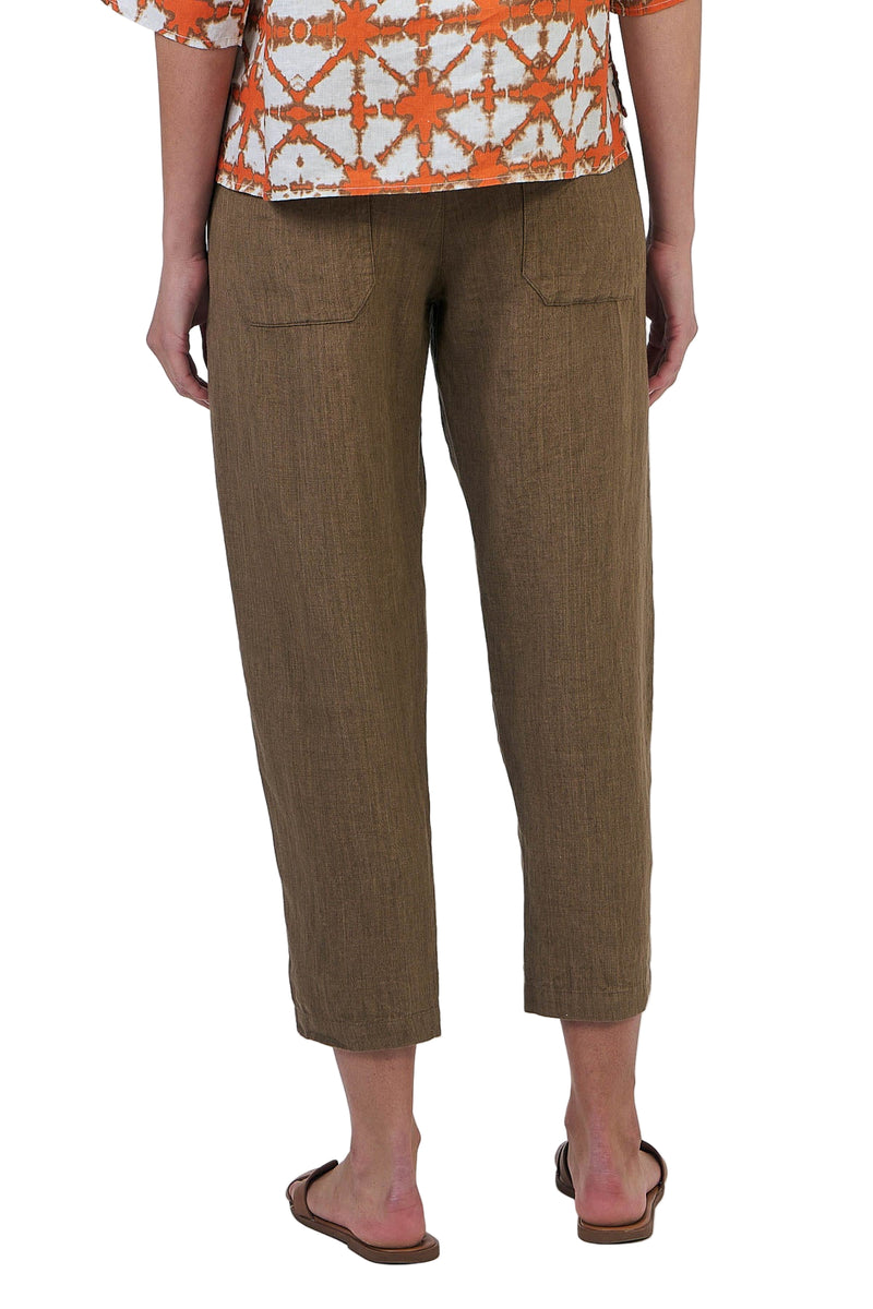 Linen Pant - Tobacco