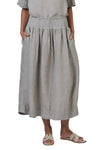 Linen Skirt - Cement