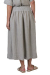 Linen Skirt - Cement