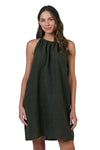 Linen Dress - Licorice