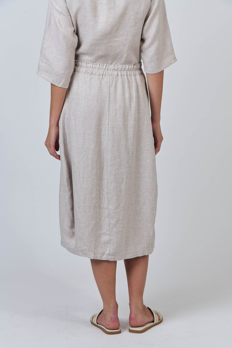 Linen Skirt - Dune